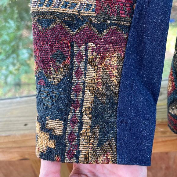 Howard Wolf Women's Vintage Patchwork Western Style Jacket Size 12 - Picture 5 of 9